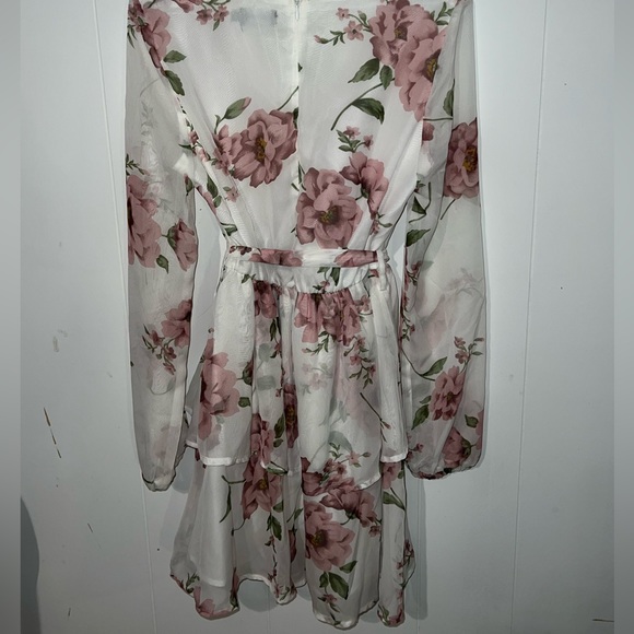 PLT floral chiffon dress - Picture 6 of 7
